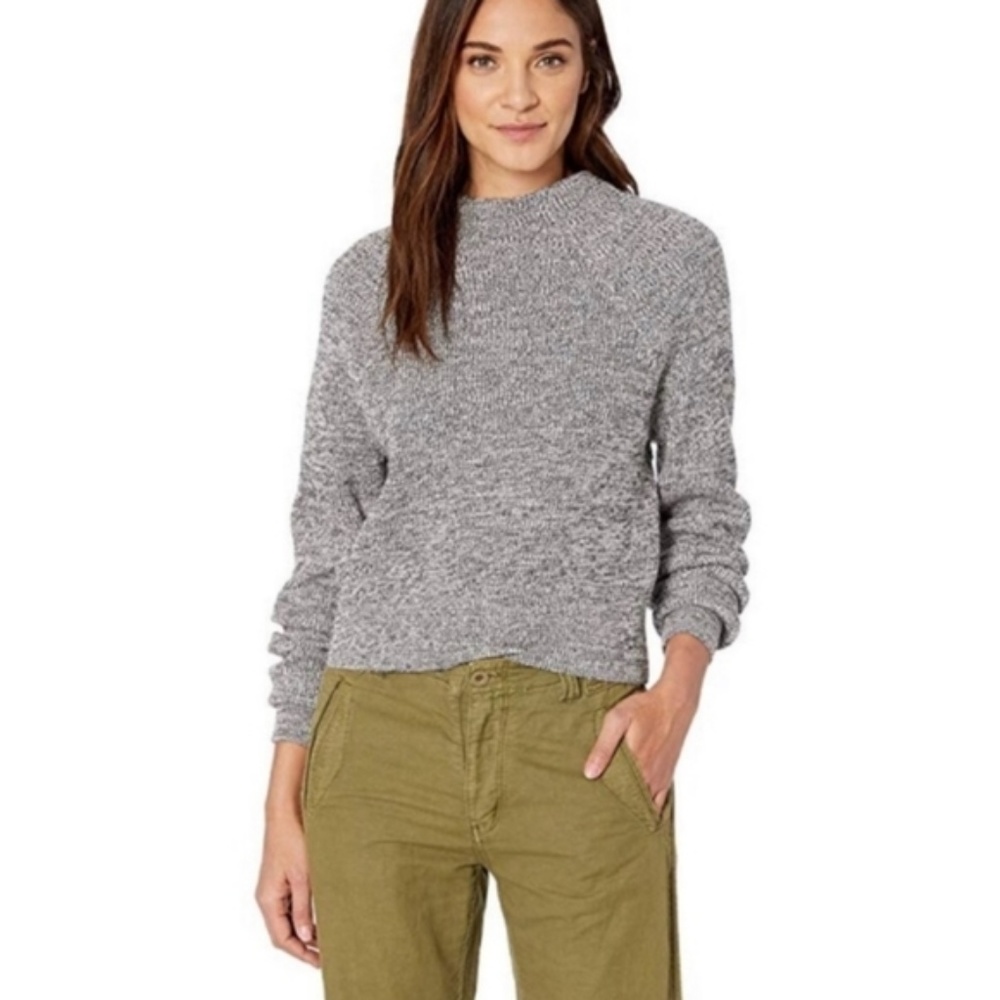Free People Too Good Pullover Sweater in Grey XS
